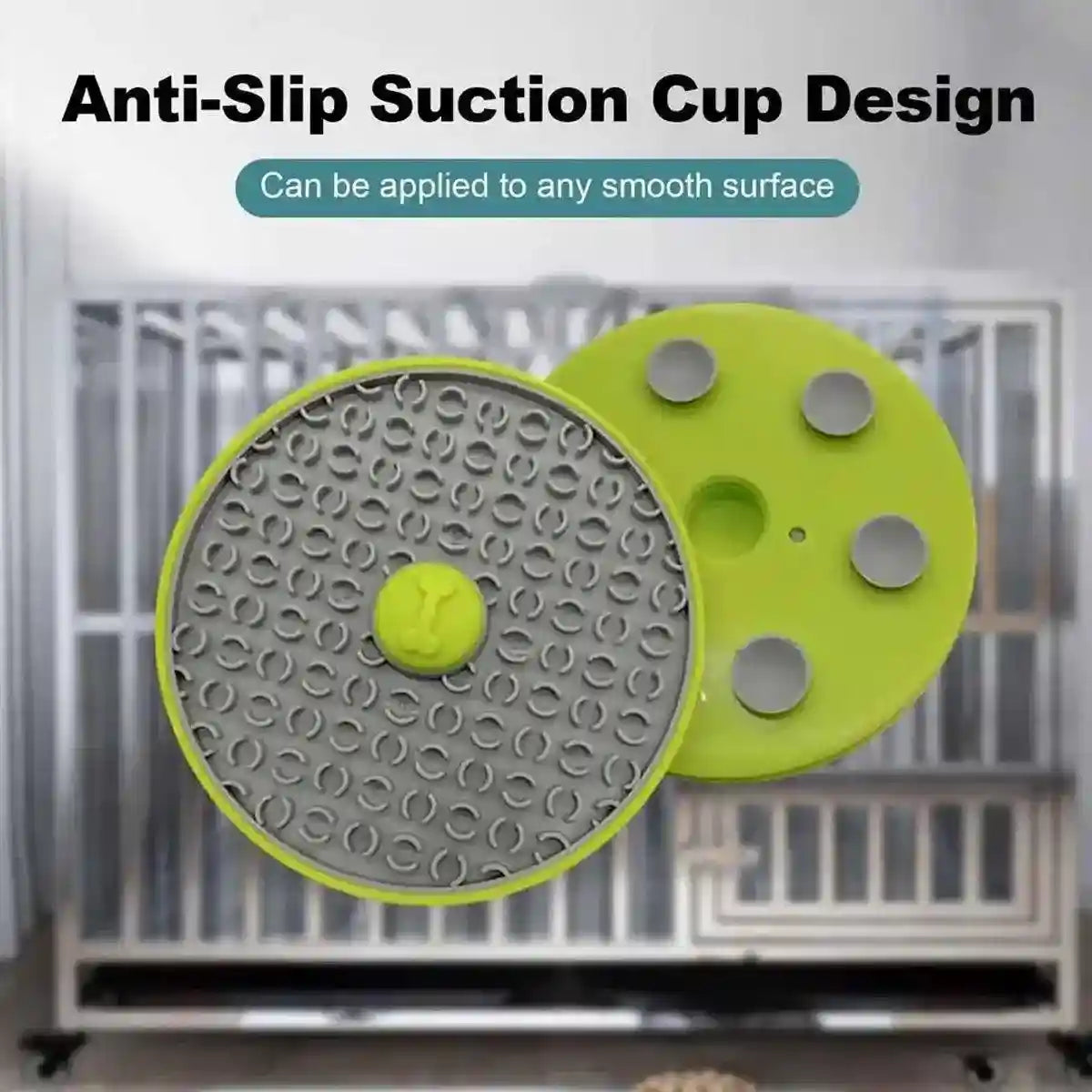 Pet Slow Feeder Lick Mat with Suction Cups