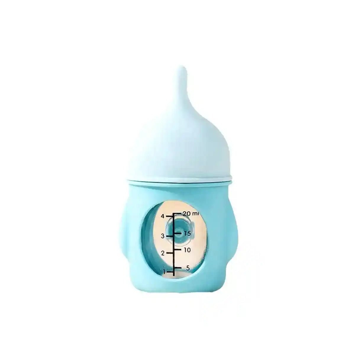 Anti-choking Newborn Puppy Kitten Silicone Bottle Visual Scale