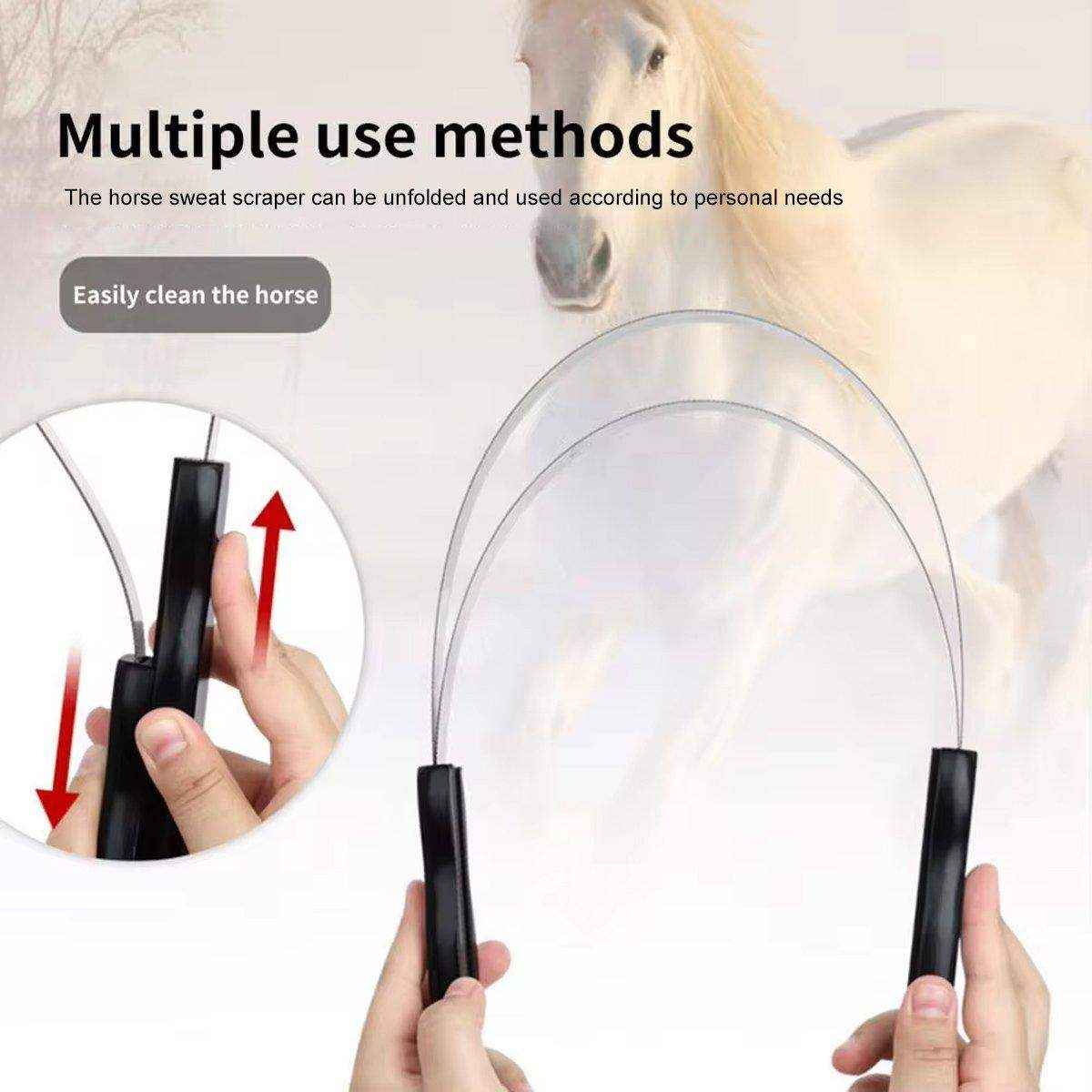 Effective Horse Shedding Blade for Grooming Loose Hair & Dirt Removal