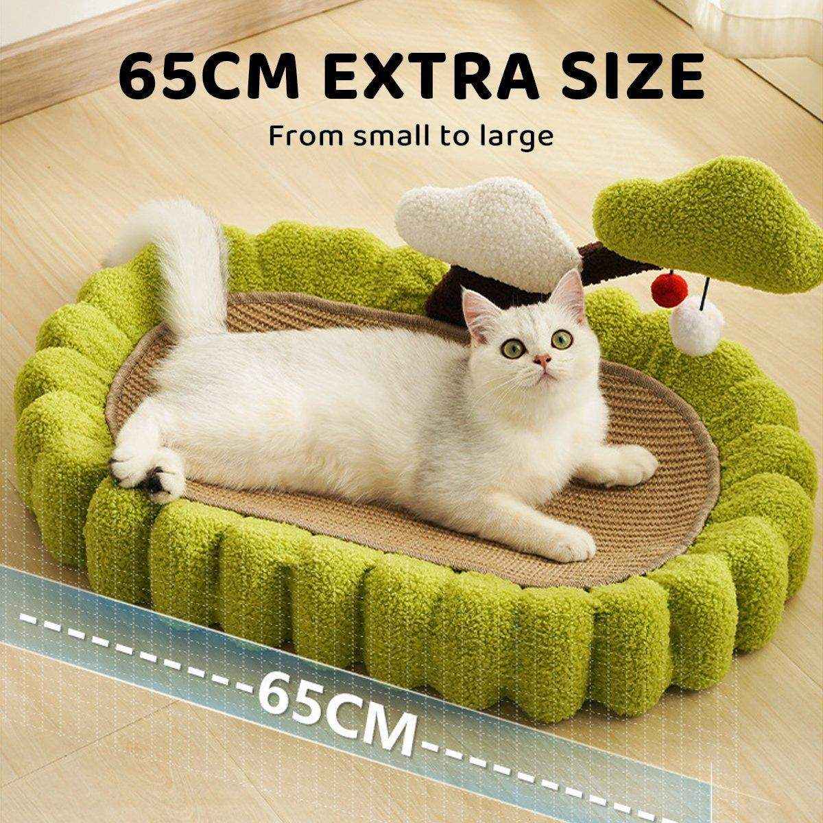 Durable Cat Scratching Bowl Mat Scratch Pad Cat Toy