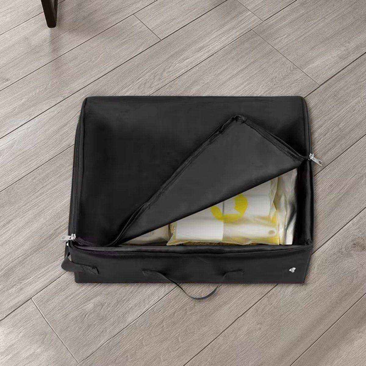 Travel Cat Litter Box With Lid and Handle Standard Portable Foldable Cat Litter Box Fabric Cat Litter Bag