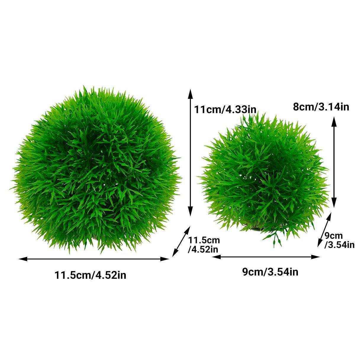 Artificial Aquarium Plants Lifelike Artificial Aquarium Grass Balls