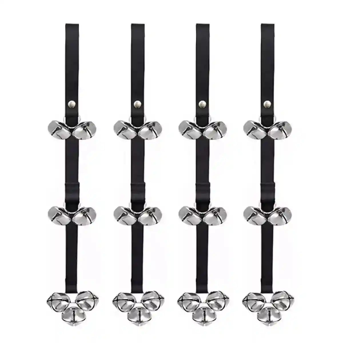 4PCS Pet Training Doorbell Rope Cat Teaser Toy Bell Interactive Play Rope Bell