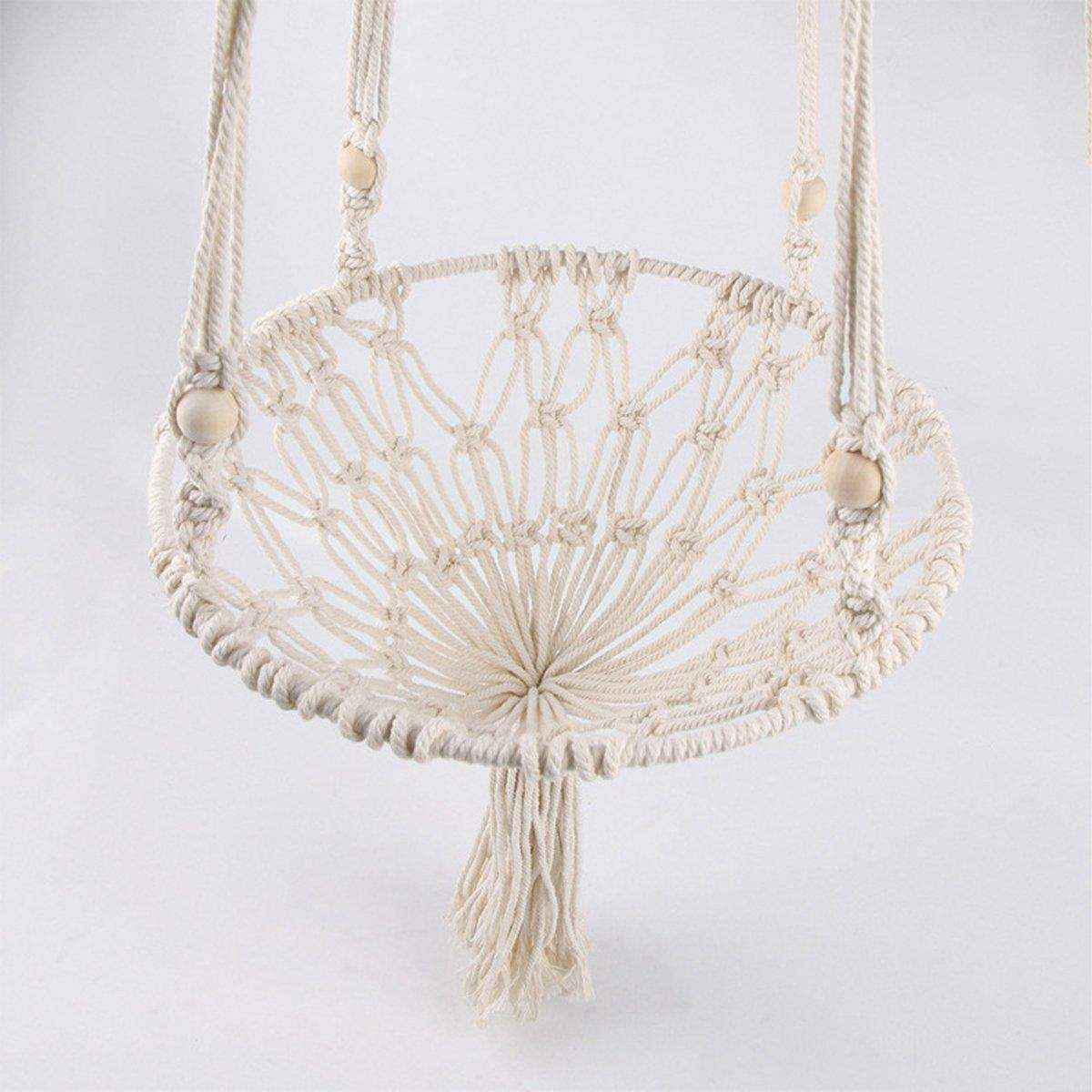 Hanging Cat Nest - Cozy Macrame Cat Hammock