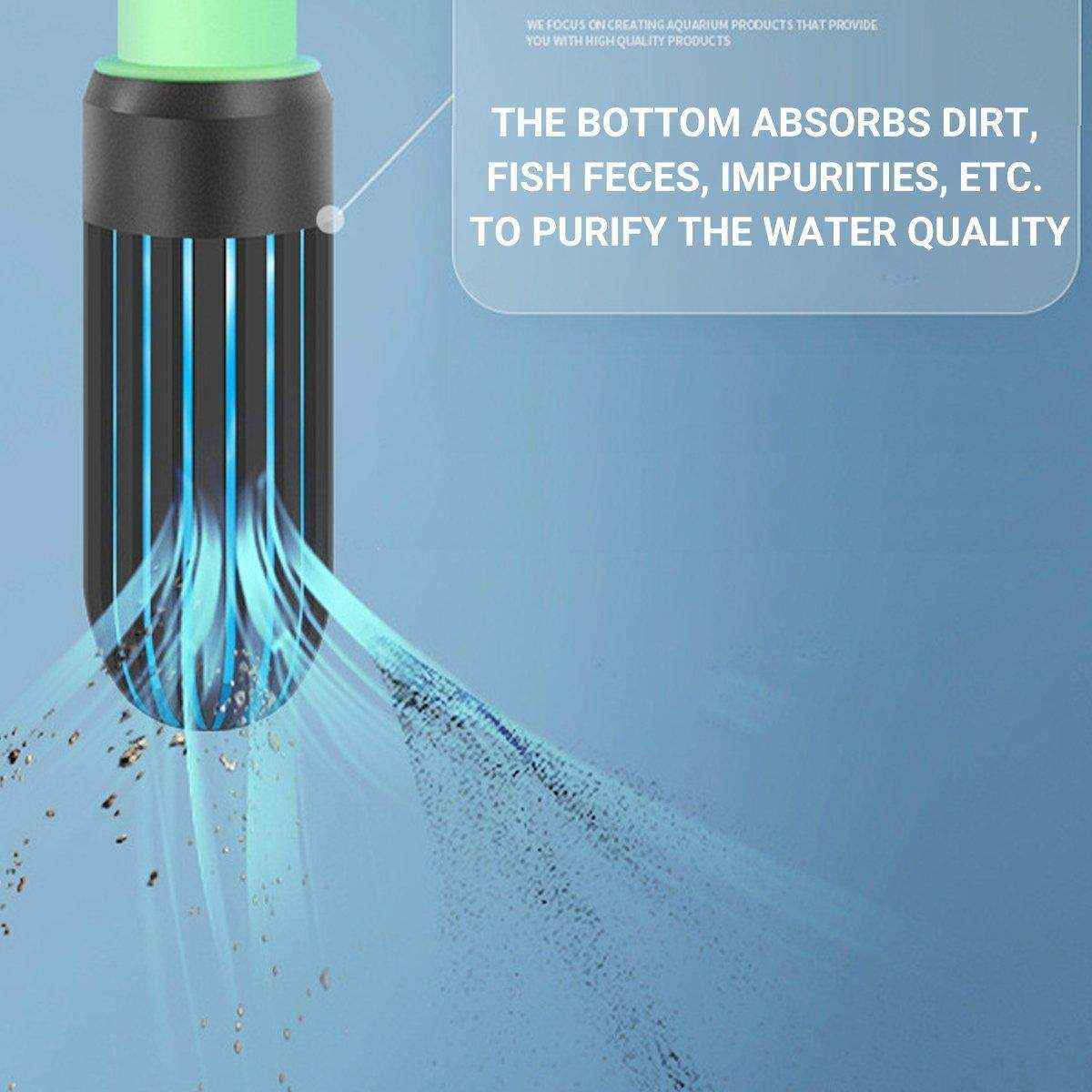 Advanced Smart Fish Tank with Self-Cleaning & LED Lights