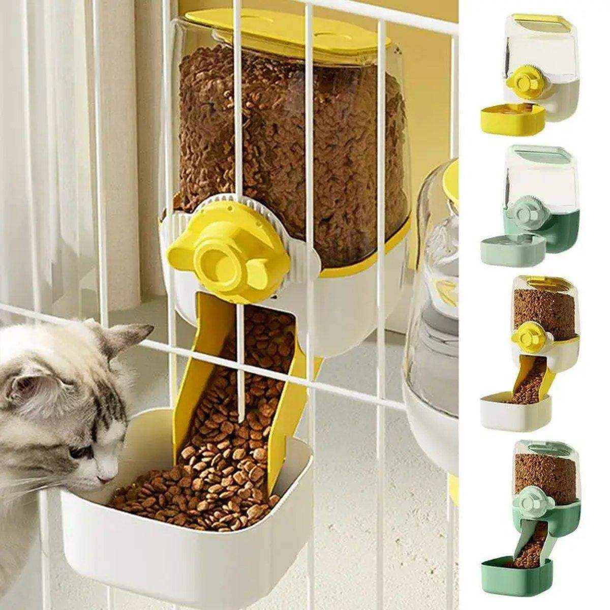 Automatic Pet Hanging Water and Food Feeder | Convenient & Durable
