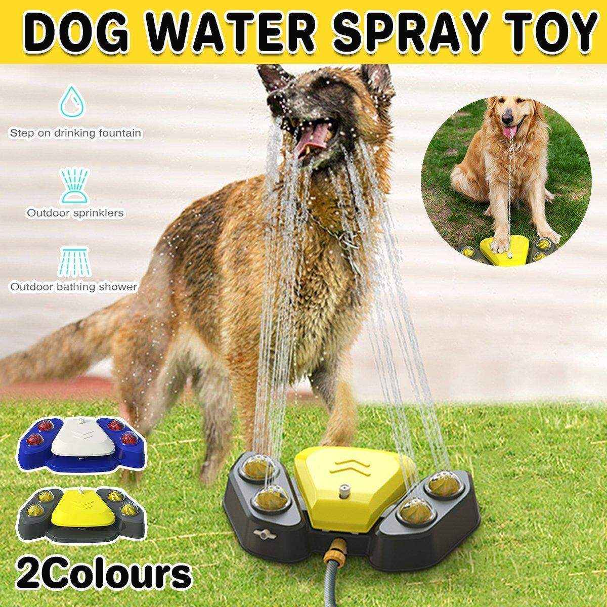 Interactive Dog Water Spray Toy Outdoor Pet Fountain & Sprinkler System