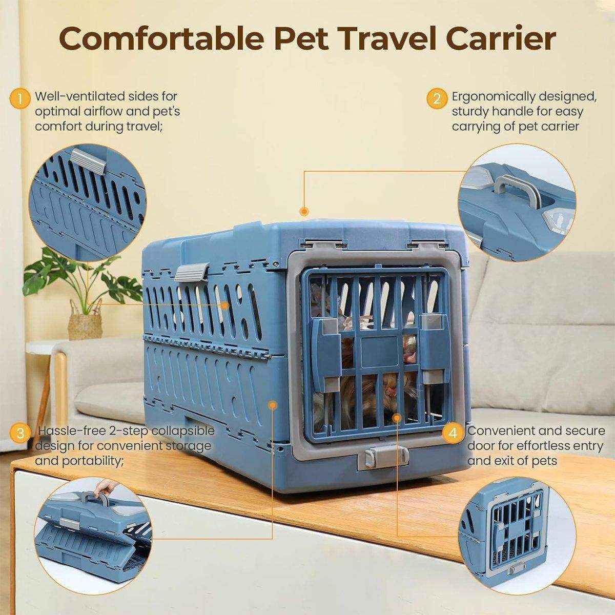 Pet Air Box Folding Portable Dog Cat Crate