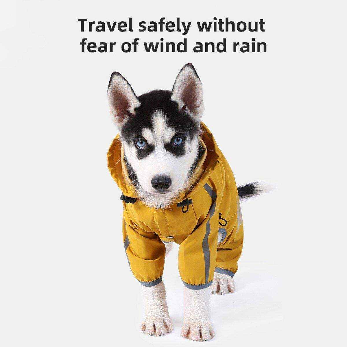 Waterproof Dog Raincoat for Small Medium Dogs