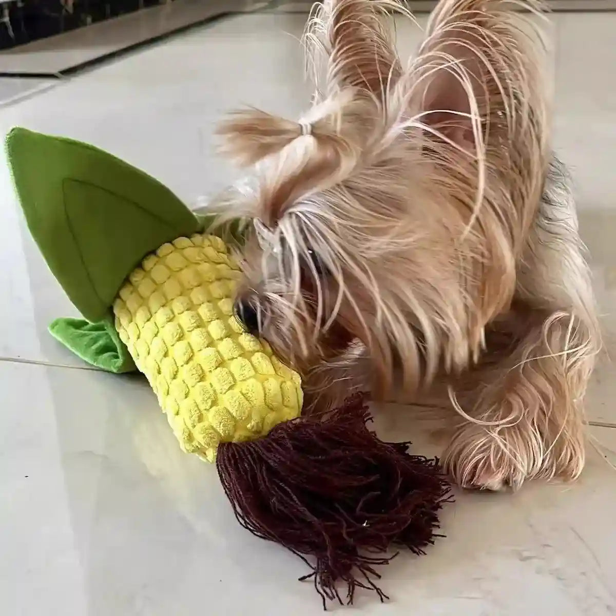 Yellow & Green Corn Puppy Chew Toy Dog Toy