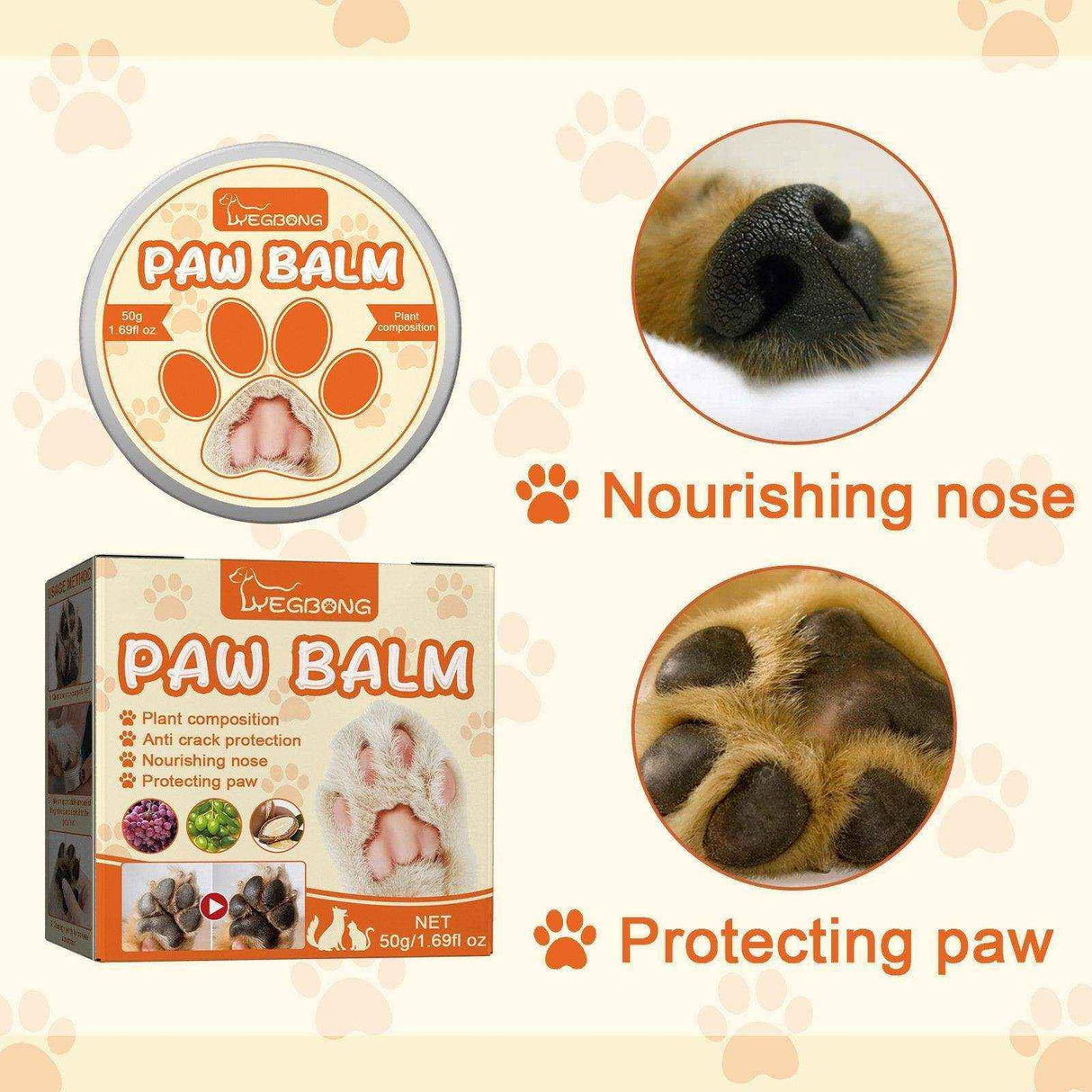 Pet Moisturizing Paw Paste
