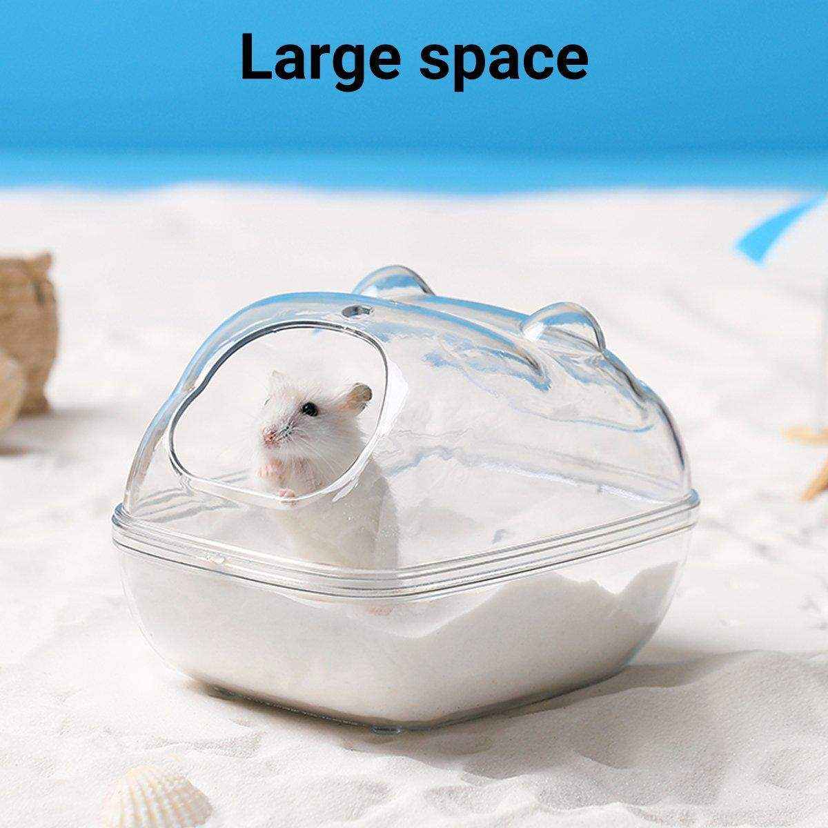 Transparent Hamster House Bathroom & Toilet Nest for Small Pets