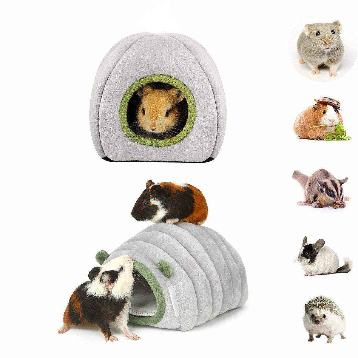 Plush Hamster House for Small Pets Cozy and Stylish Bed
