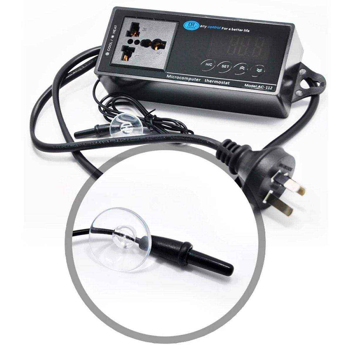 Reliable Aquarium Temperature Controllers with Dual Socket and Digital Display