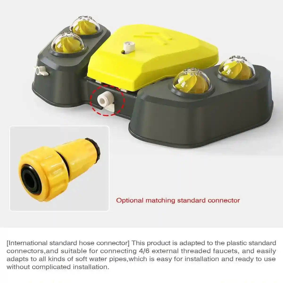 Interactive Dog Water Spray Toy Outdoor Pet Fountain & Sprinkler System