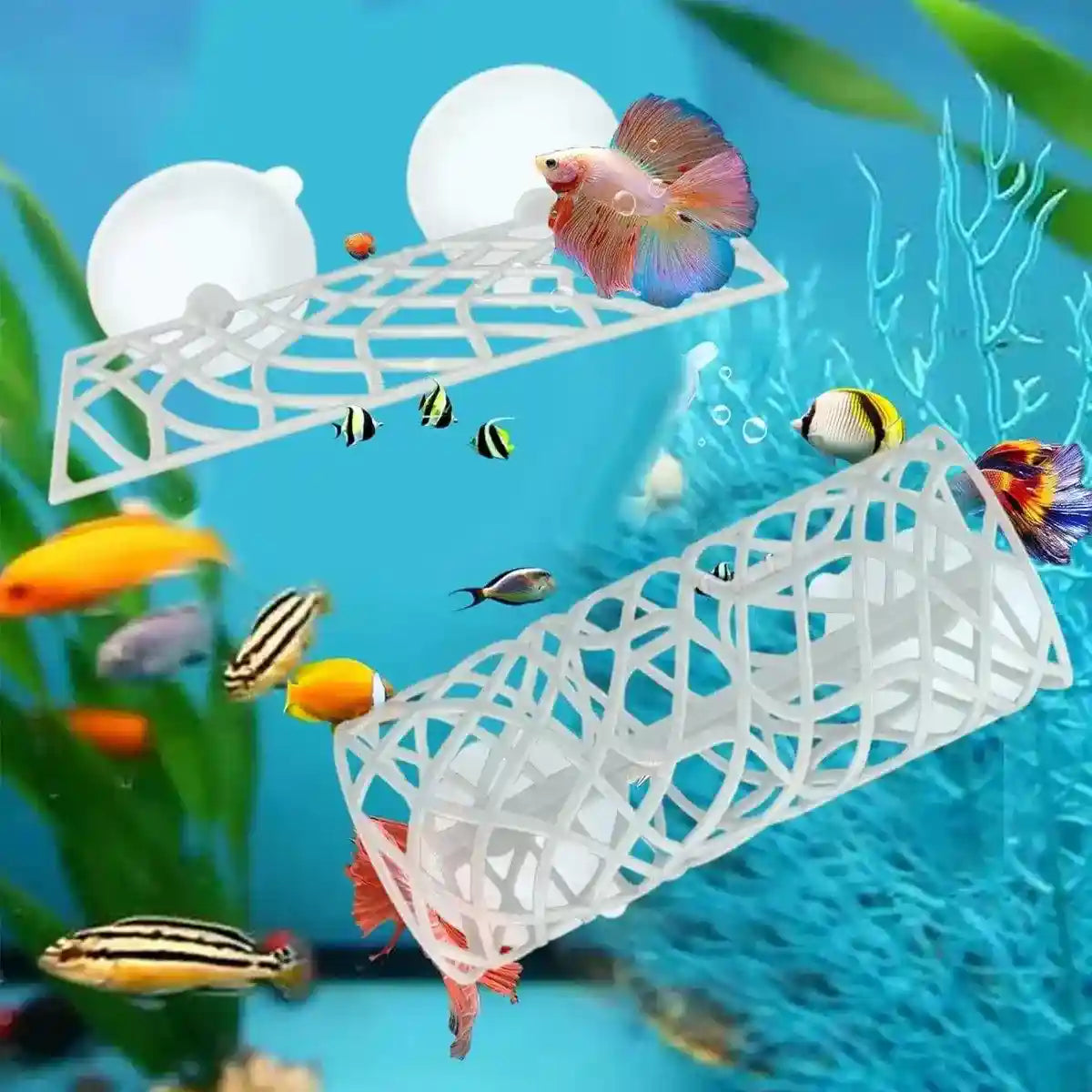 Silicone Fish Hiding Tunnel for Small Fish & Shrimp