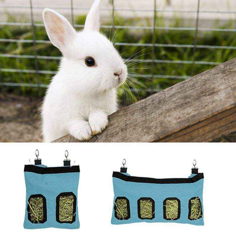 Efficient Rabbit Hay Feeder Bag for Tidy Feeding