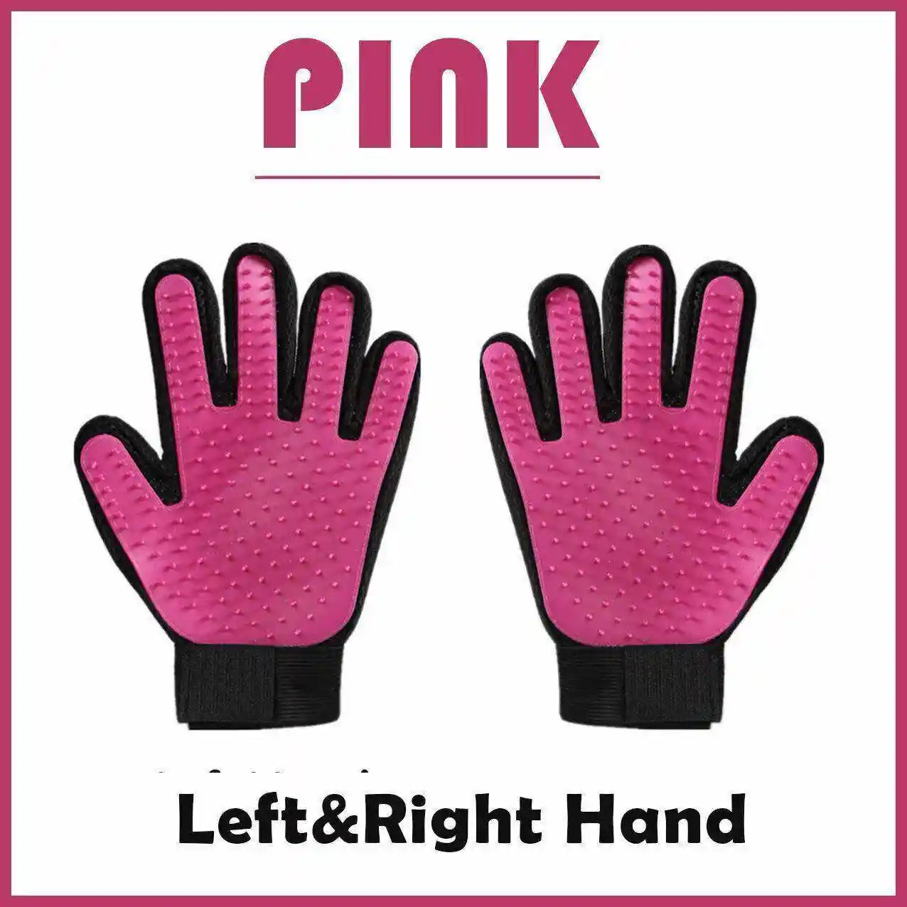 Touch Cleaning Brush Magic Glove Pet Dog Cat Massage Hair Removal Grooming Comb