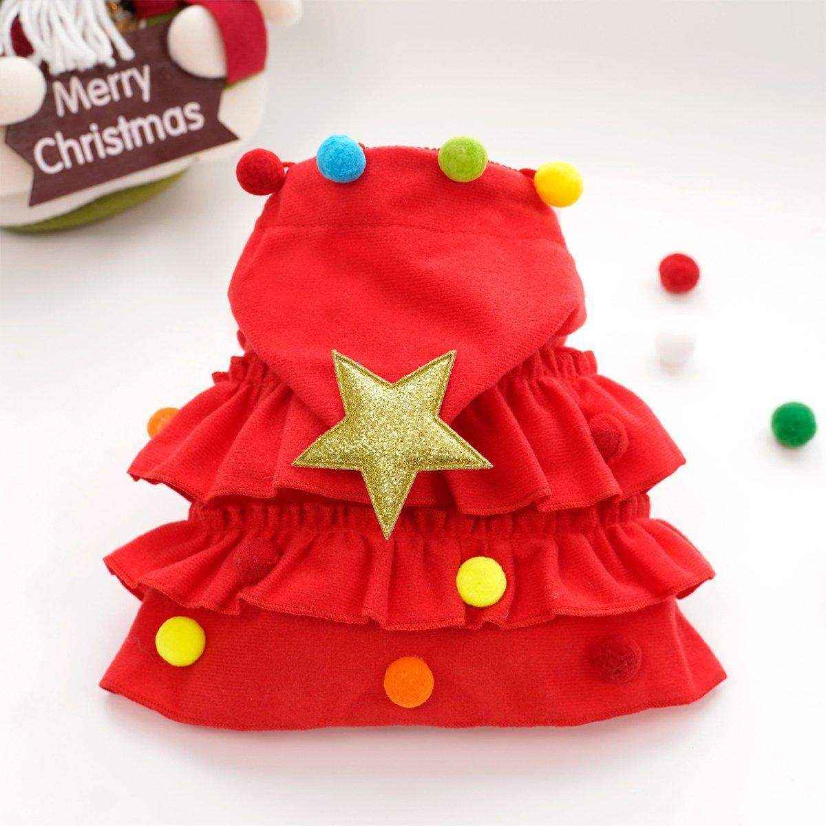 Christmas Pet Clothes Two-color Cape Pet Cape Shawl Dog Transformation Outfit