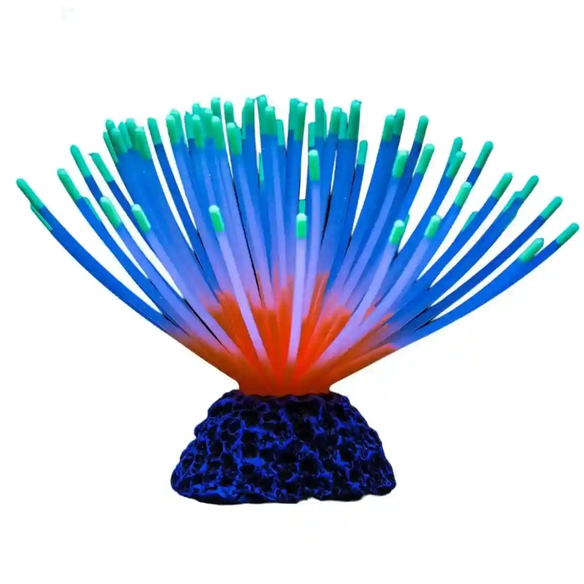 Aquarium Fish Tank Decor Simulation Coral Lotus Aquatic Plants Vibrant Ornament