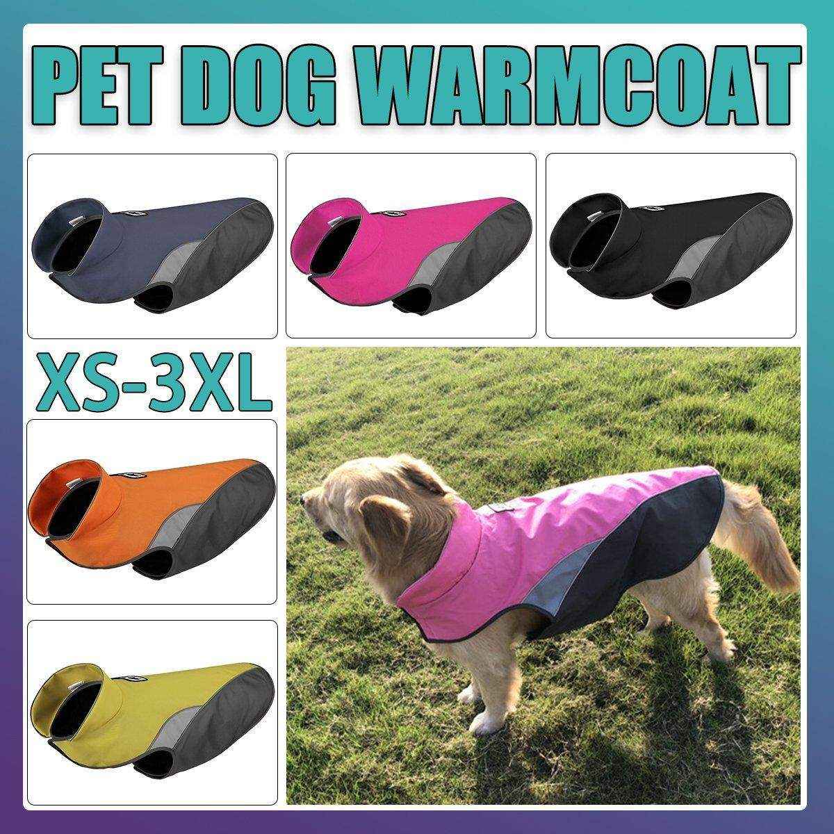Waterproof Winter Dog Jumper Coat with Reflective Safety Design