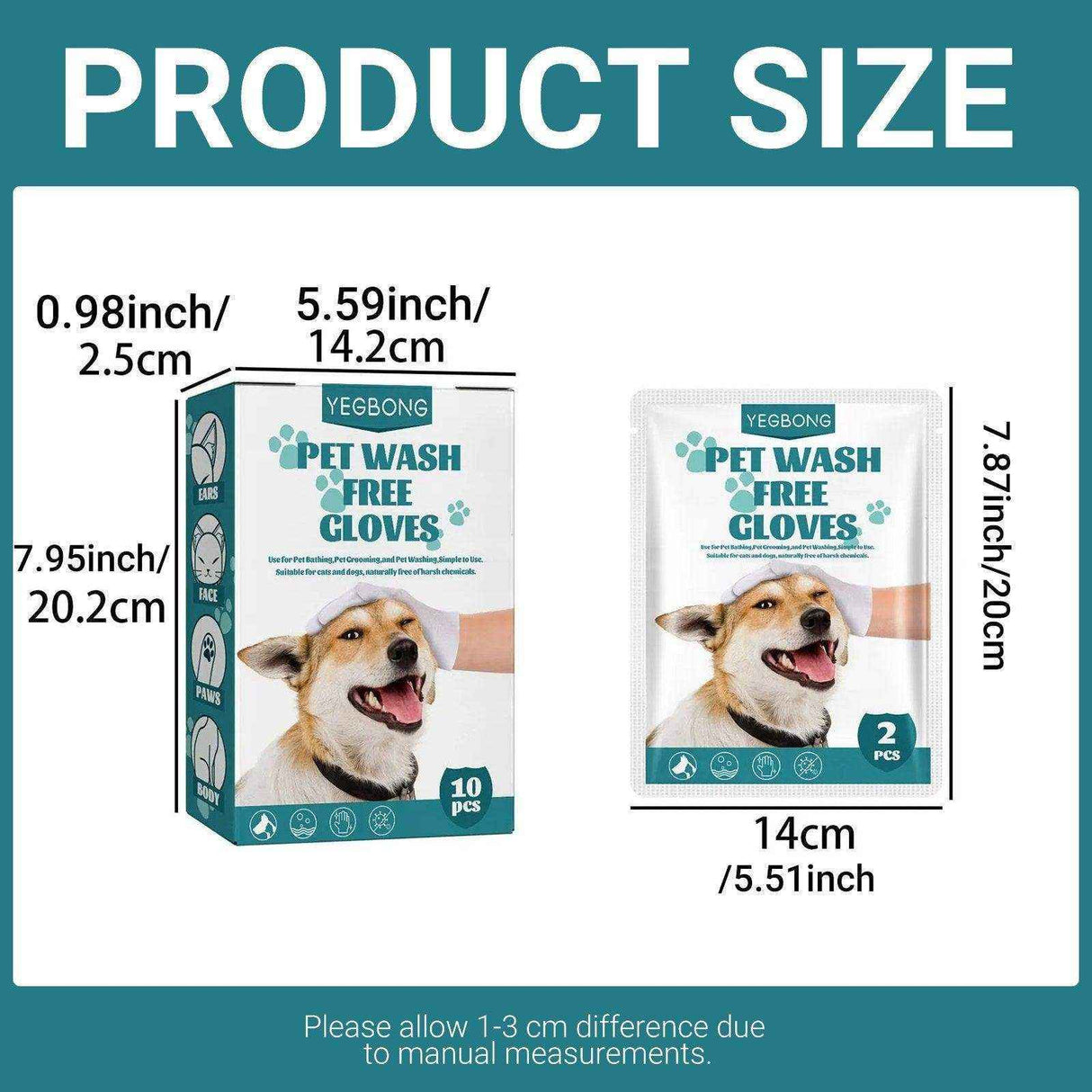 Pet Wash-free Cleaning Gloves