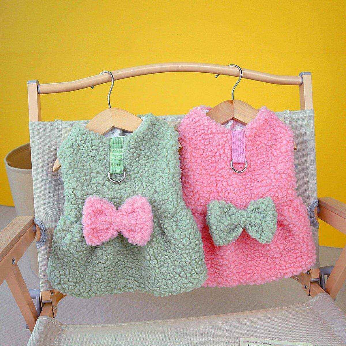 Pet Skirt Dog Cat Clothes with Bow Decoration