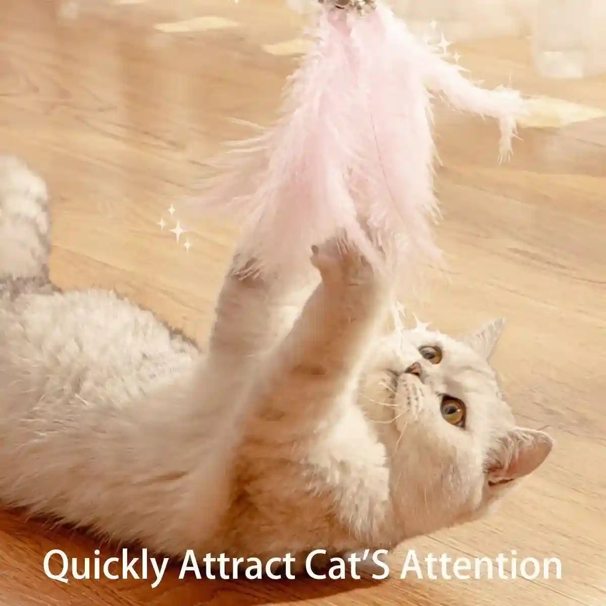 Pet Supplies Cat Toy Cat Tease Stick Self-playing Bell Fairy Stick