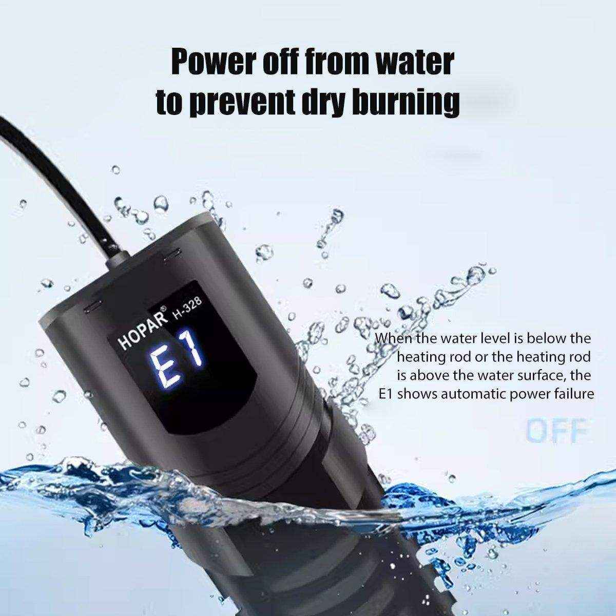 Submersible Aquarium Heater Rod Intelligent Temperature Control with LED Display