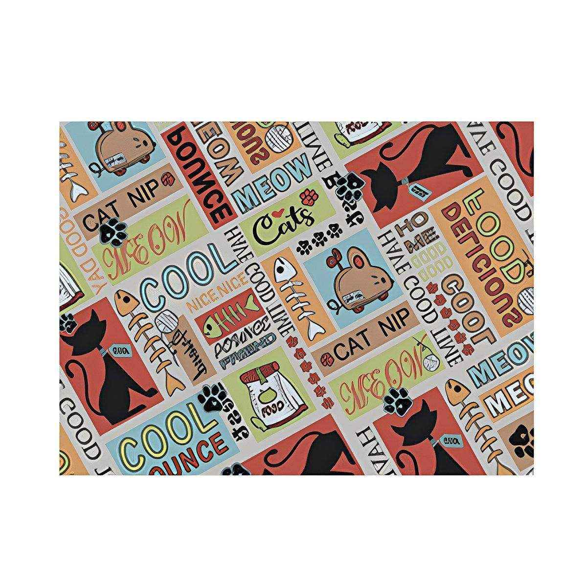 Pet Mat Waterproof Leather Fence Carpet Dog Cat Meal Mat Dog Cage Mat