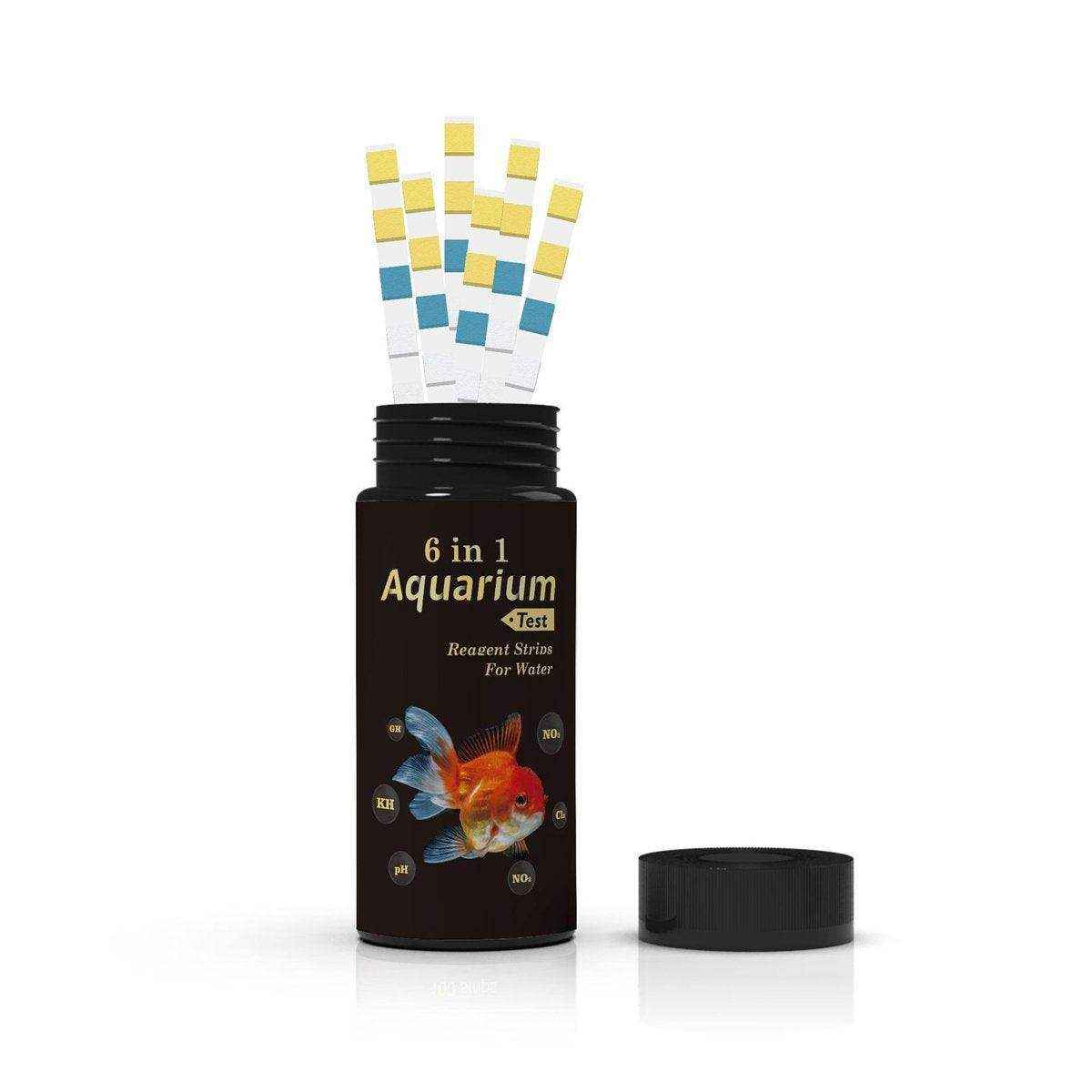 6-in-1 Water Quality Test Strip for Fish Tanks and Ponds Biological Aquarium Supplies