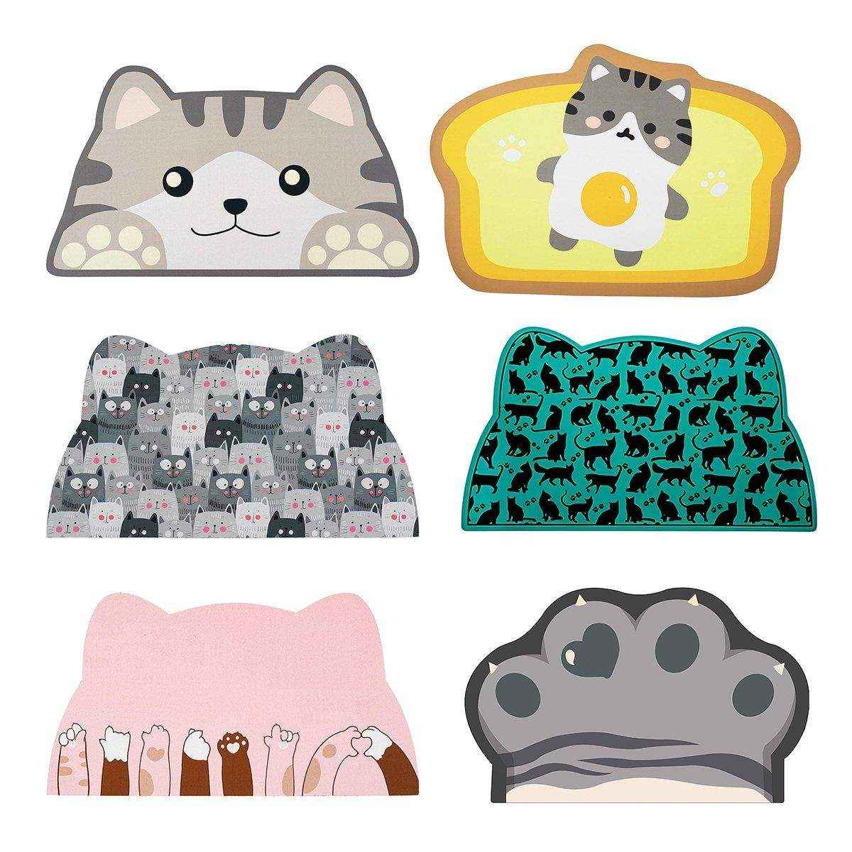 Pet Feeding Mat Non-Slip Waterproof Silicone Meal Mat for Pets