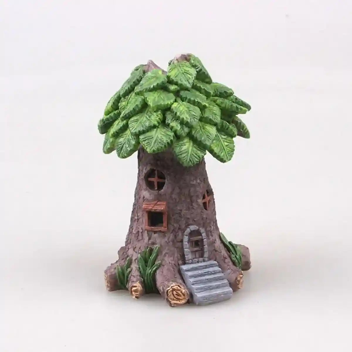 Resin Small Green Tree for Aquariums & DIY Landscapes Realistic Decoration