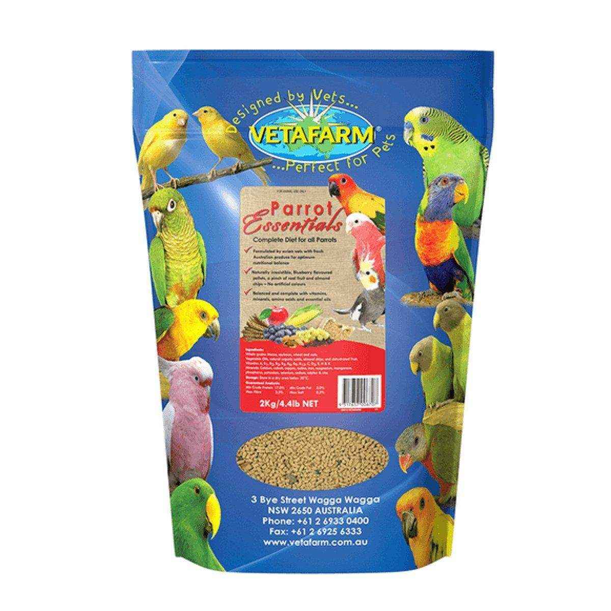 Vetafarm Parrot Essentials 350g/2kg