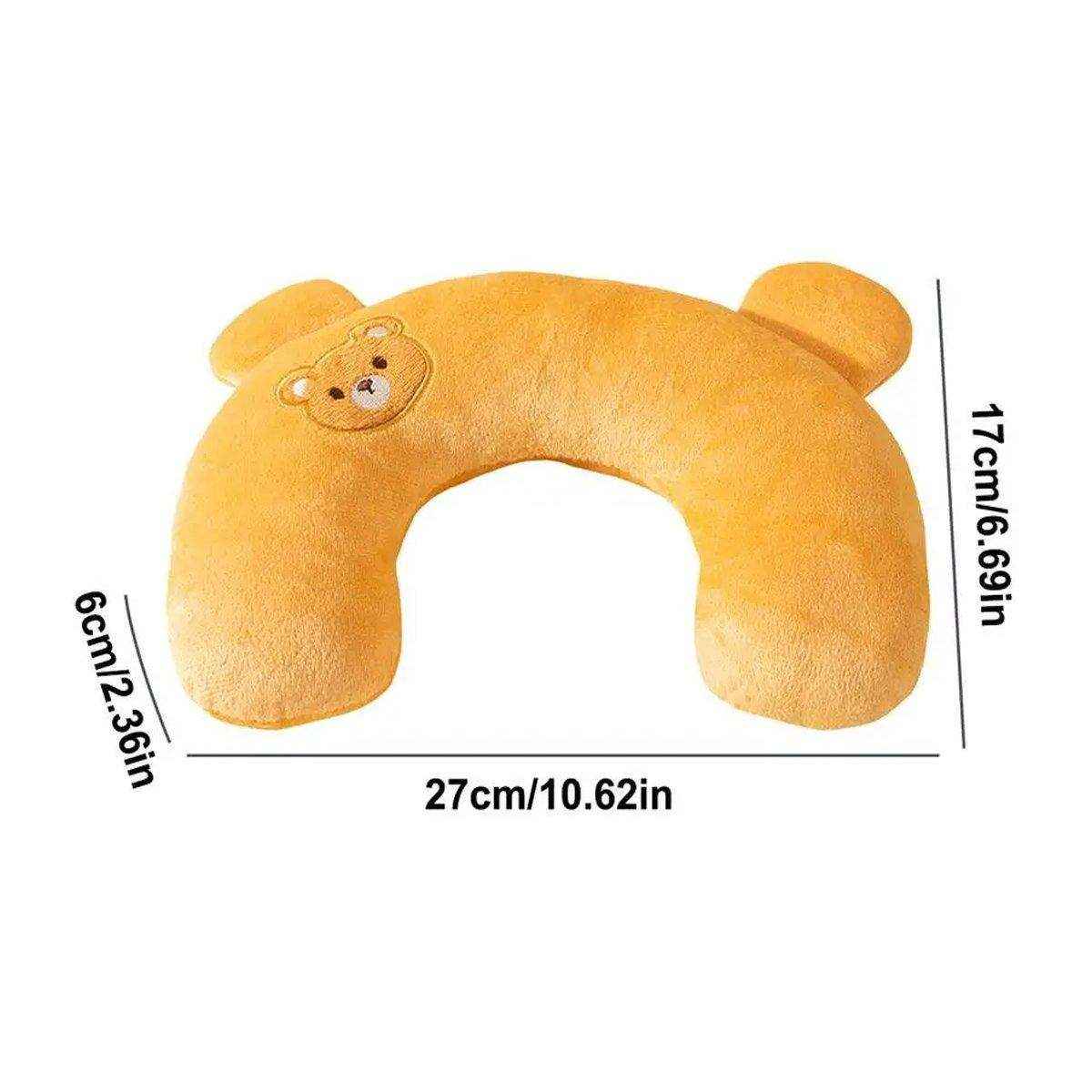 Dog Pet U Shaped Pillow Cartoon Breathable Cat Sleeping Cushion