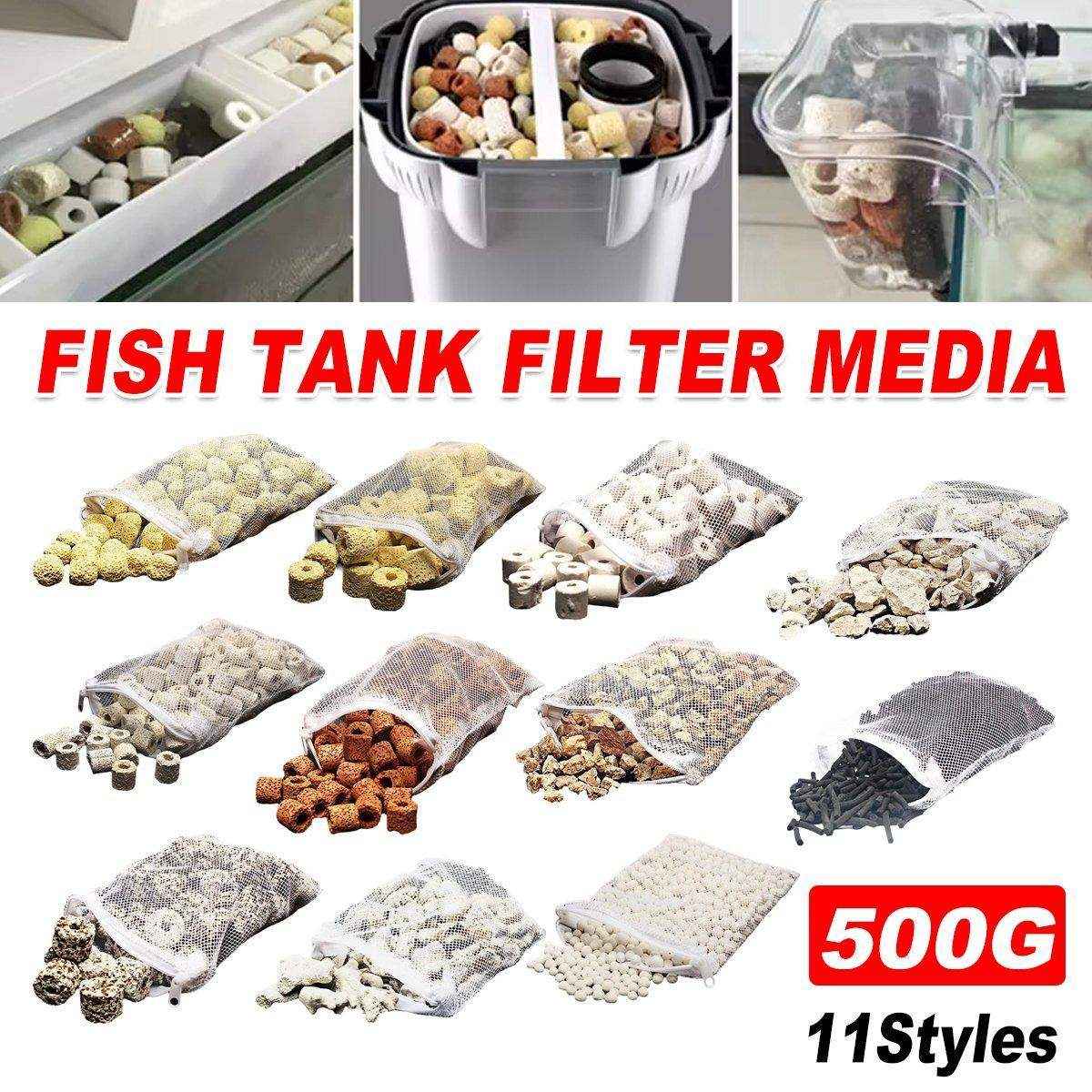 500g Fish Tank Water Filter Media Aquarium Filtration Material Sponge Pad