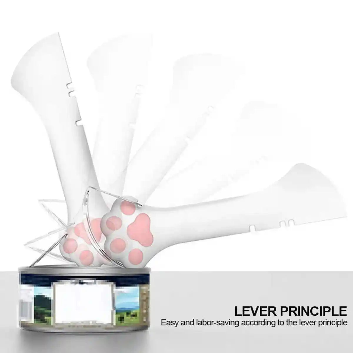 Pet Canned Spoon Printing Cats Canned Cat Opener Feeding Cat Shovel