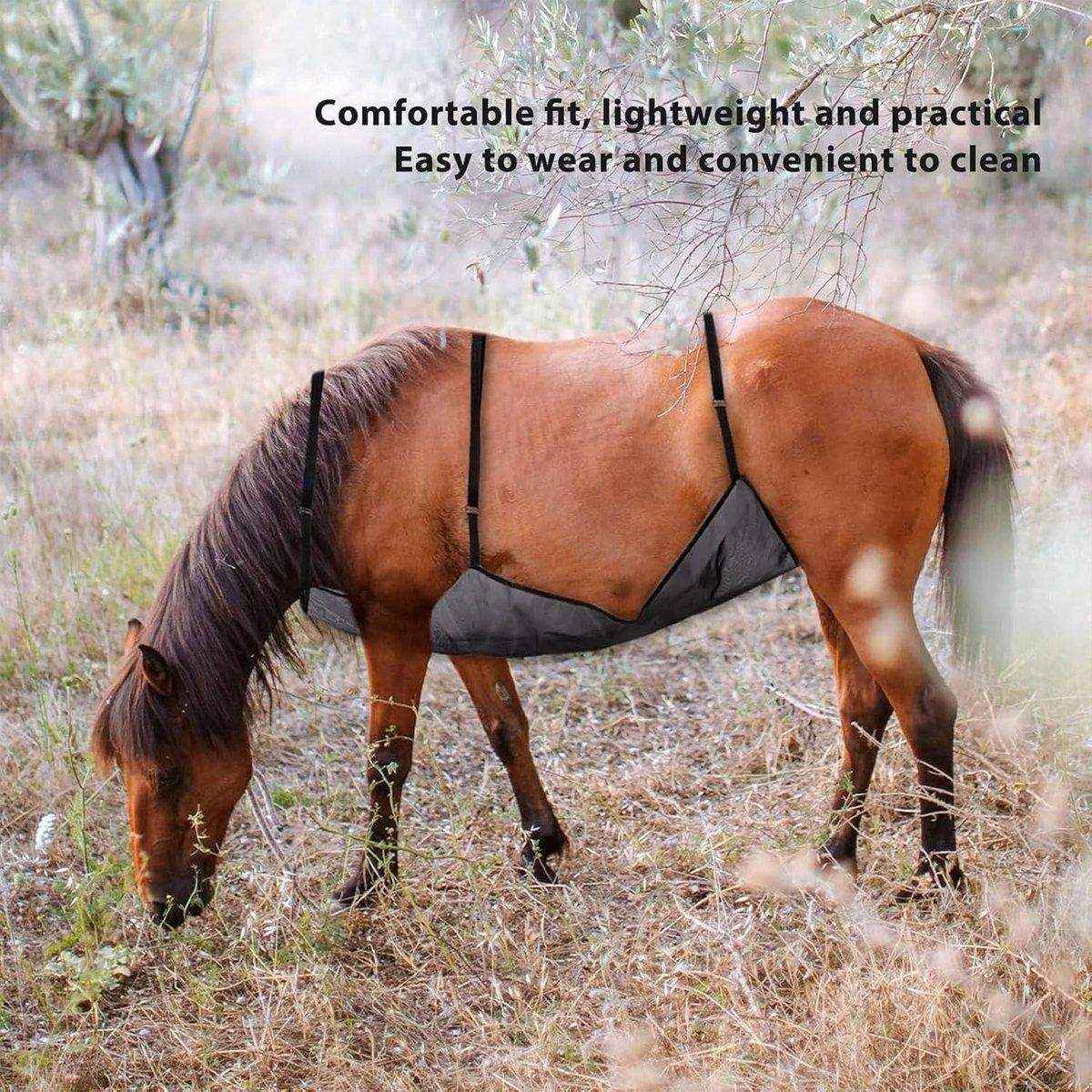 Breathable Equine Fly Rugs Horse Belly Protector for UV & Fly Shield