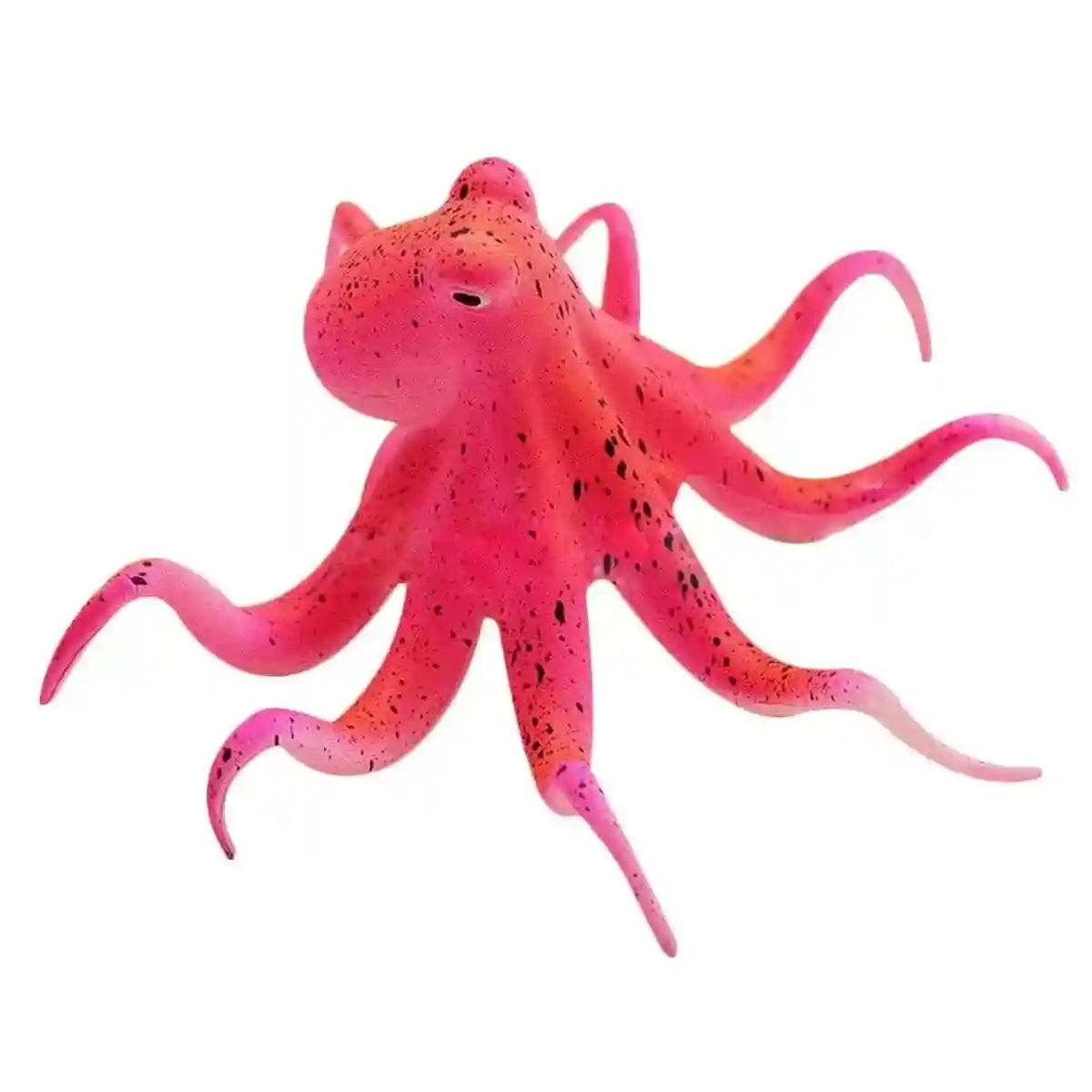 Simulation Octopus Aquarium Ornament Vibrant Fluorescent Fish Tank Decoration