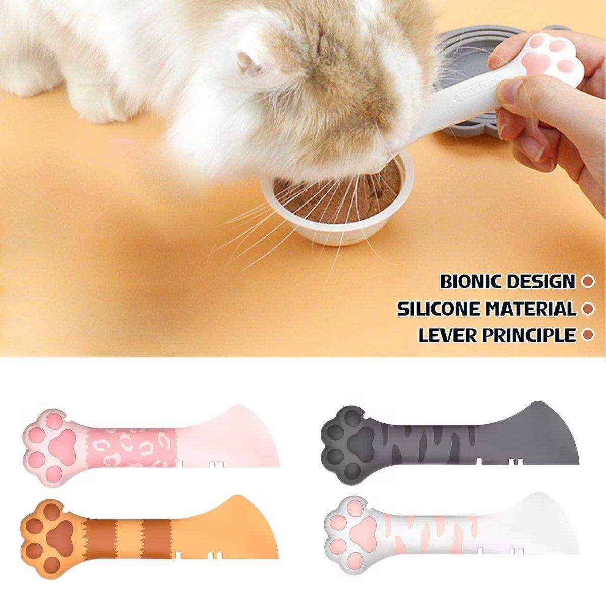 Pet Canned Spoon Printing Cats Canned Cat Opener Feeding Cat Shovel