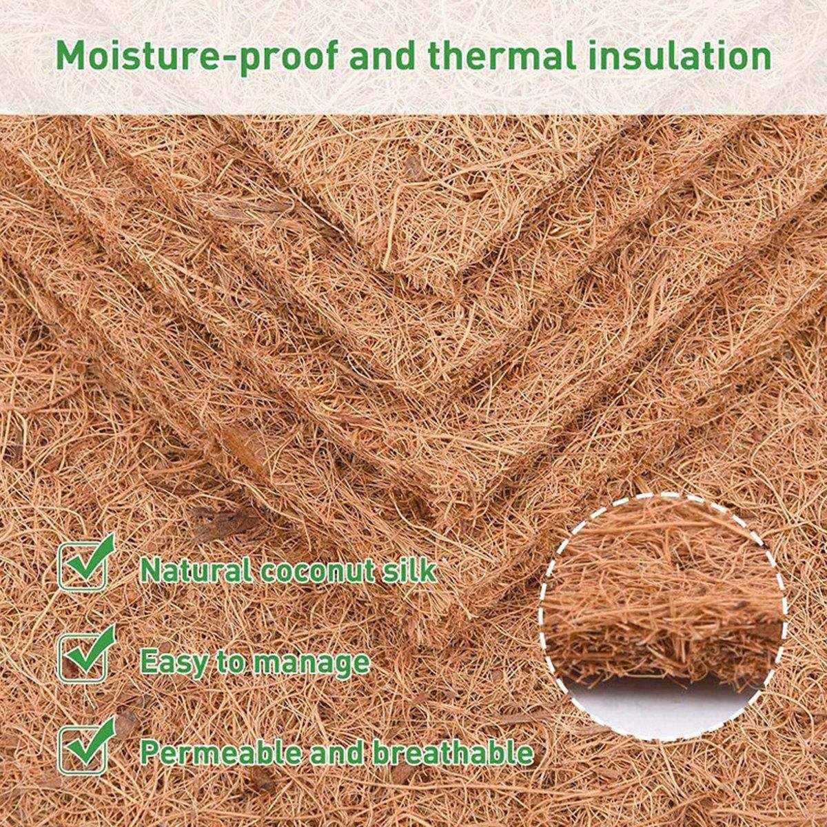 10pcs Natural Coconut Chicken Nest Pad Soft & Hygienic Nesting Liner