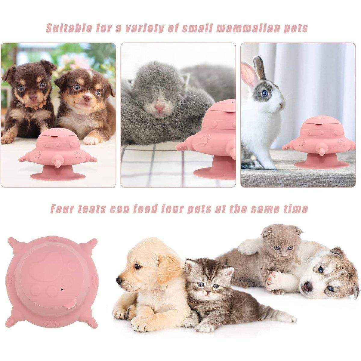 Pet Feeding Water Feeding Artifact Silicone Pet Breast-feeding Anti-choking