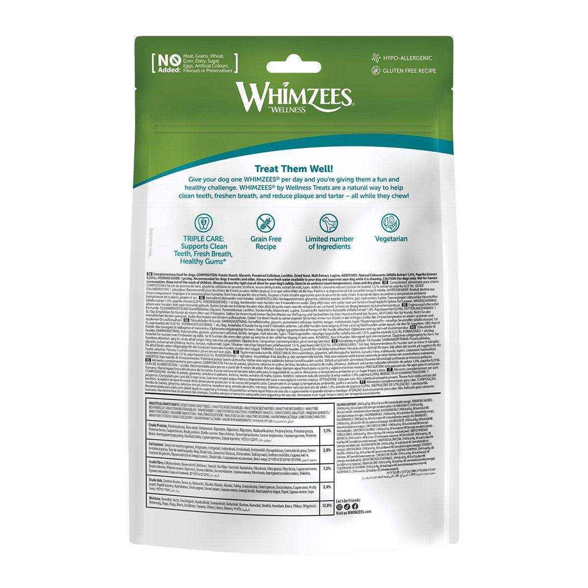 WHIMZEES STIX M VALUE BAG 14'S