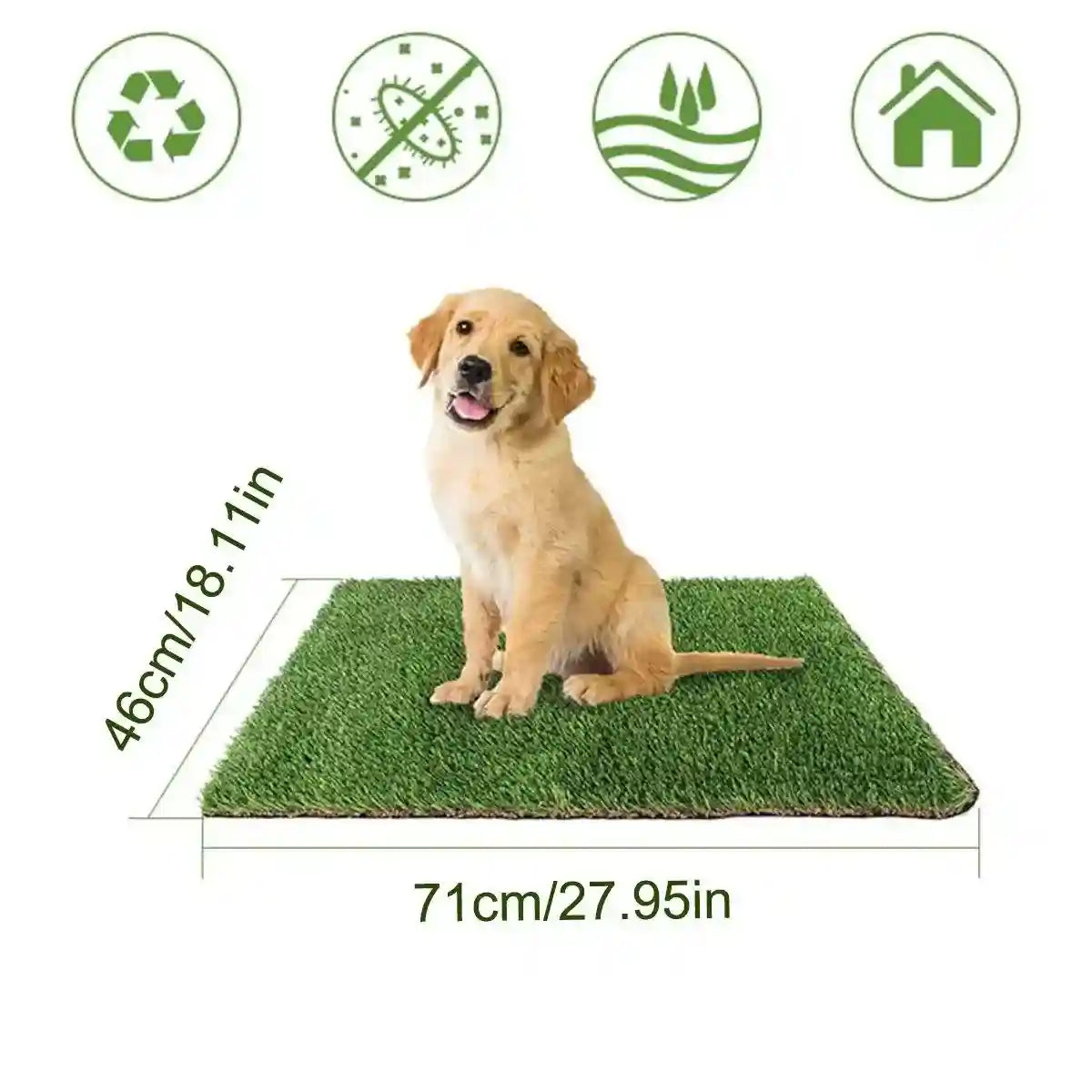 Pet Lawn Urine Mat Dog Toilet Fake Lawn Urine Mat