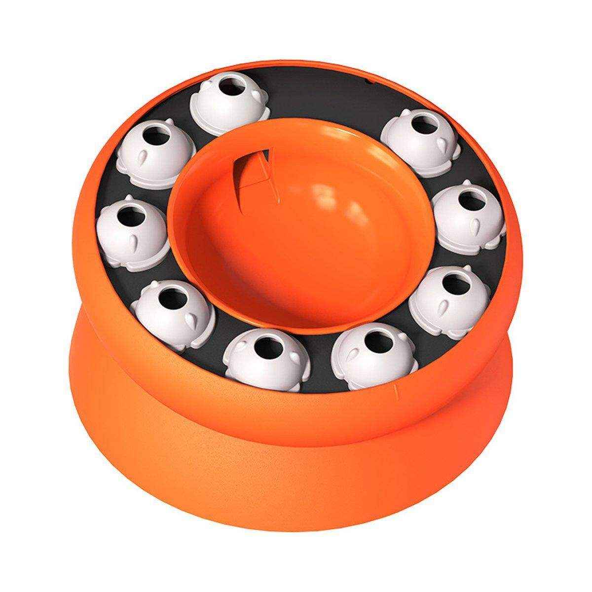 Interactive Slow Feeder Bowl Hidden Food Toy for Cats and Dogs Promotes Healthy Eating