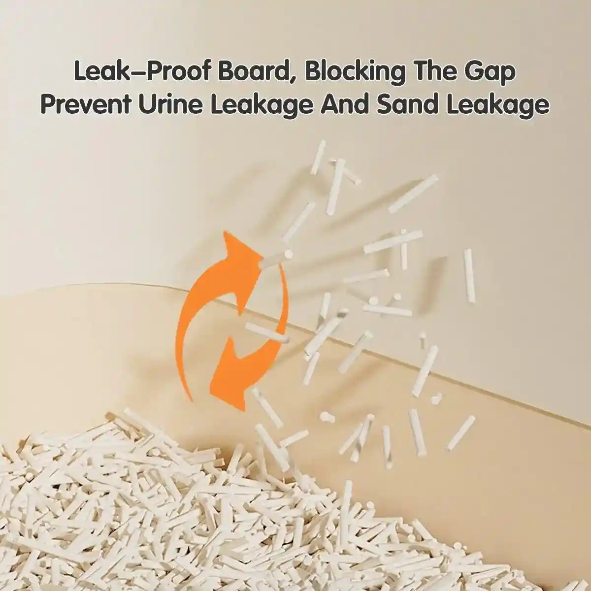 Fully Enclosed Cat Litter Box with Drawer Design Extra-Long Corridor & Leak-Proof