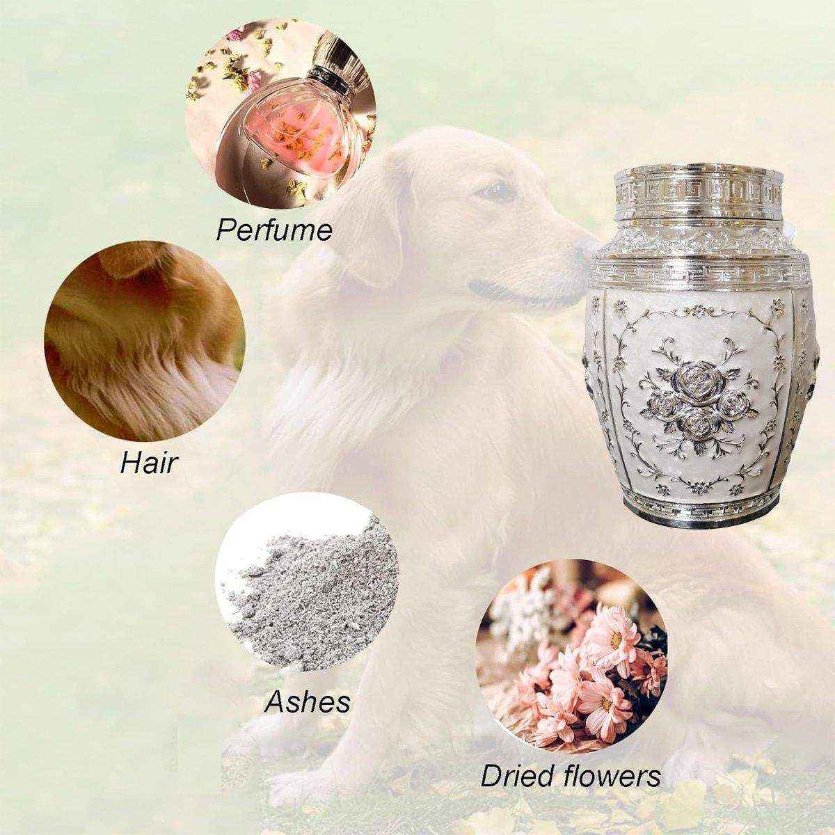 Elegant Sealed Memorial Urn Durable Alloy Keepsake Container