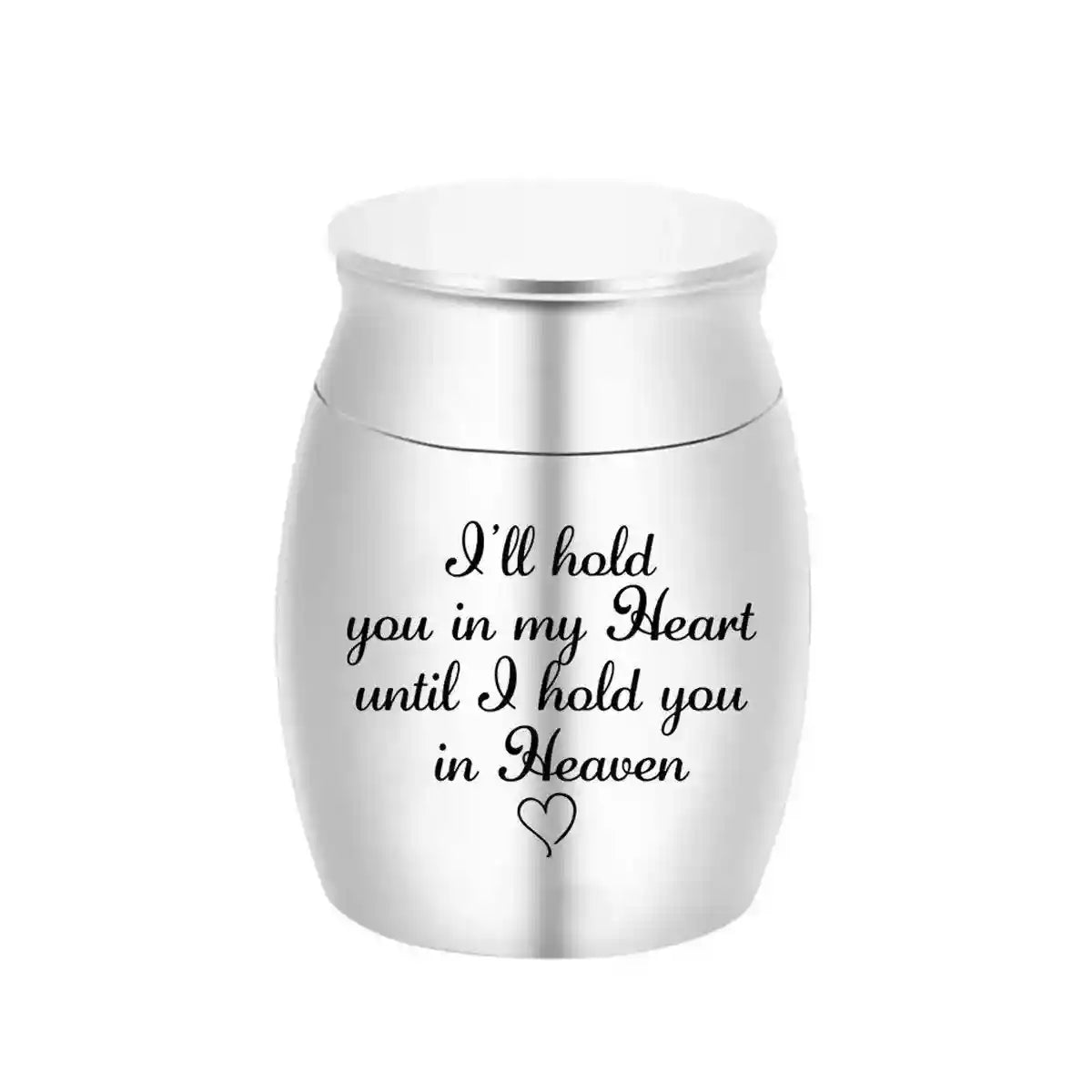 Mini Stainless Steel Pet Urn Keepsake for Ashes