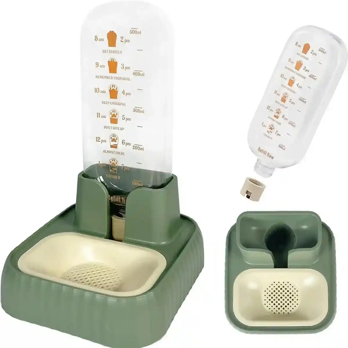 Automatic Pet Water Dispenser for Cats and Dogs with Siphon Refill System