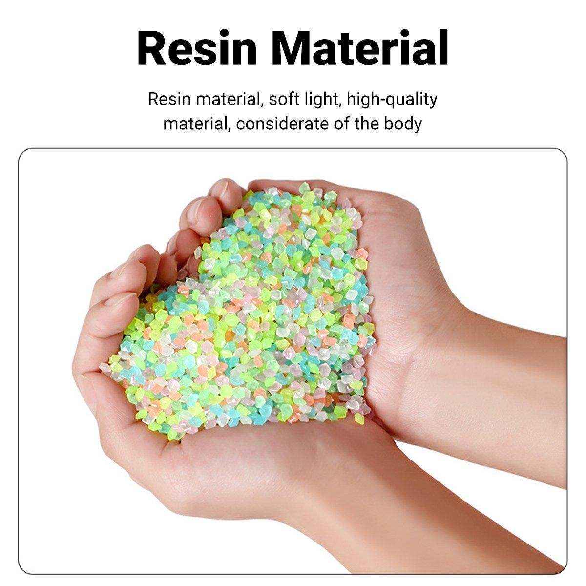 Luminous Sand Particles Micro Landscape Aquarium Fluorescent Landscape Luminous Sand 3-5mm Gravel Cross-border Supply